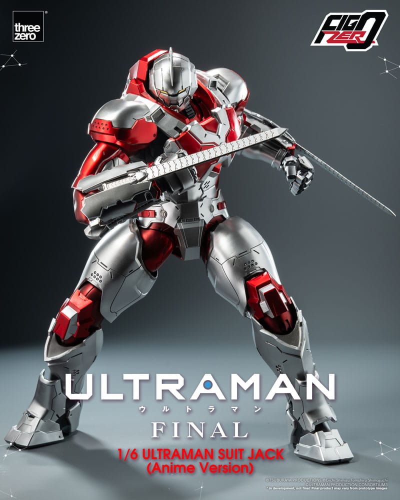 Ultraman Final Figura FigZero 1/6 1/6 Ultraman Suit Jack Anime Version 35 cm - Z POP Toys