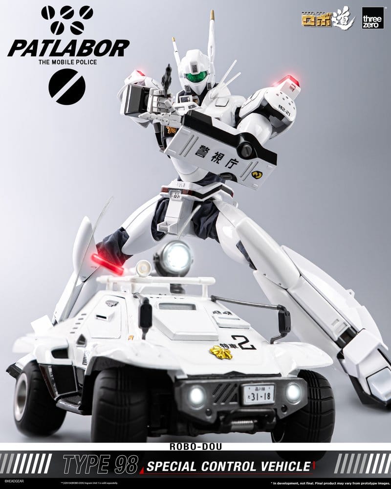 Mobile Police Patlabor ROBO-DOU Tipo 98 Vehículo de control especial 10 cm