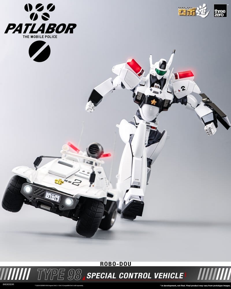 Mobile Police Patlabor ROBO-DOU Tipo 98 Vehículo de control especial 10 cm
