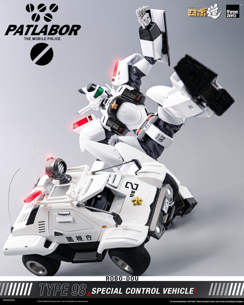 Mobile Police Patlabor ROBO-DOU Tipo 98 Vehículo de control especial 10 cm