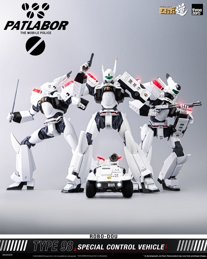 Mobile Police Patlabor ROBO-DOU Tipo 98 Vehículo de control especial 10 cm