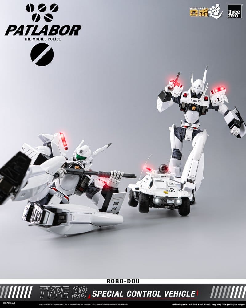 Mobile Police Patlabor ROBO-DOU Tipo 98 Vehículo de control especial 10 cm