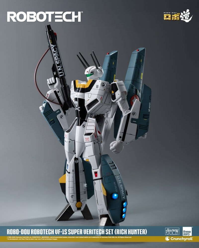 Robotech Robo-Dou Figura VF-1S Super Veritech Set (Rick Hunter) 20 cm