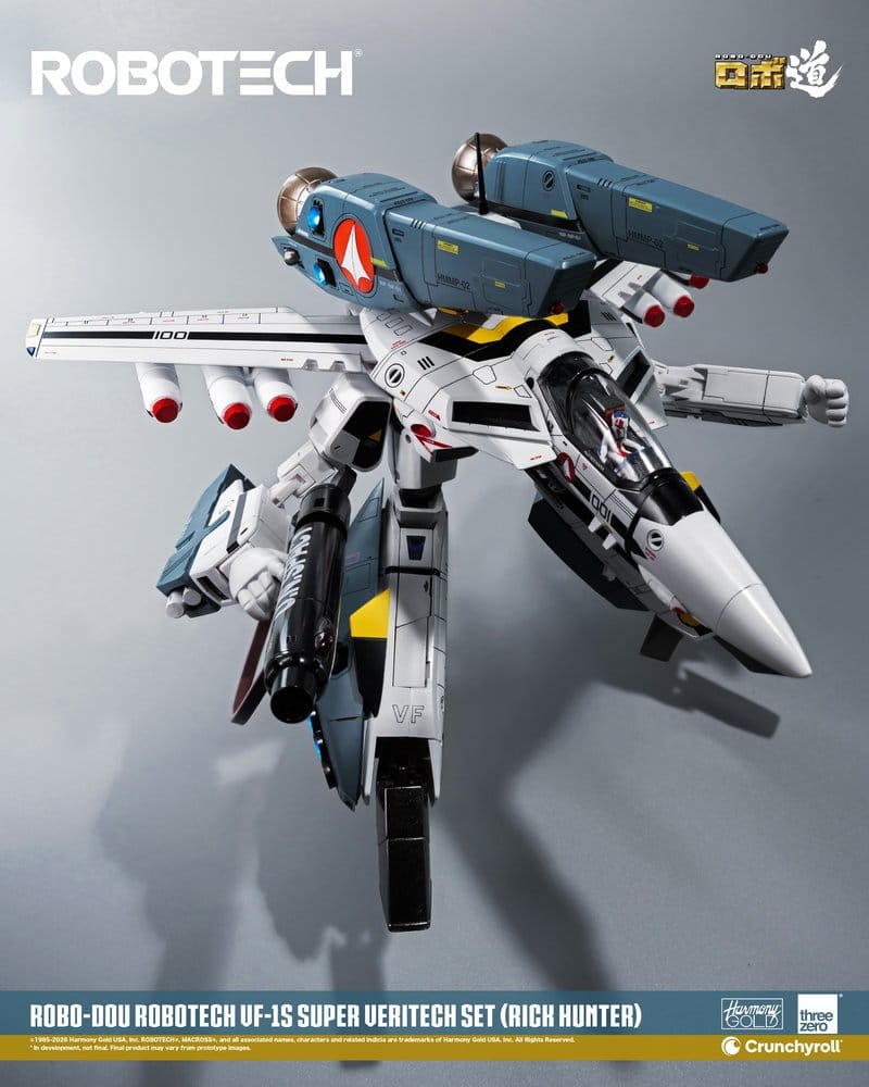 Robotech Robo-Dou Figura VF-1S Super Veritech Set (Rick Hunter) 20 cm