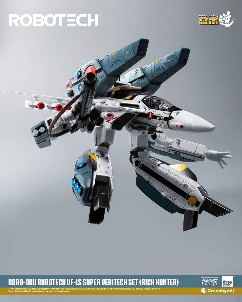 Robotech Robo-Dou Figura VF-1S Super Veritech Set (Rick Hunter) 20 cm