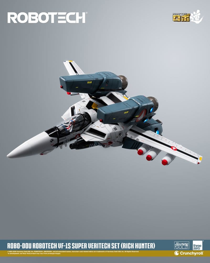 Robotech Robo-Dou Figura VF-1S Super Veritech Set (Rick Hunter) 20 cm