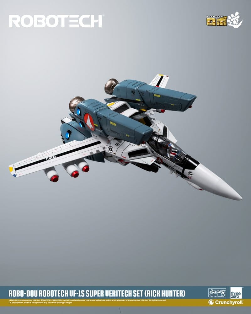 Robotech Robo-Dou Figura VF-1S Super Veritech Set (Rick Hunter) 20 cm