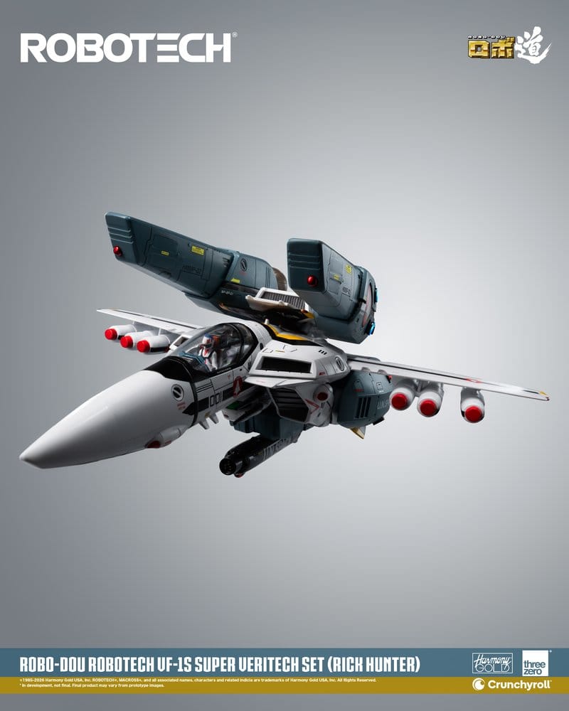 Robotech Robo-Dou Figura VF-1S Super Veritech Set (Rick Hunter) 20 cm