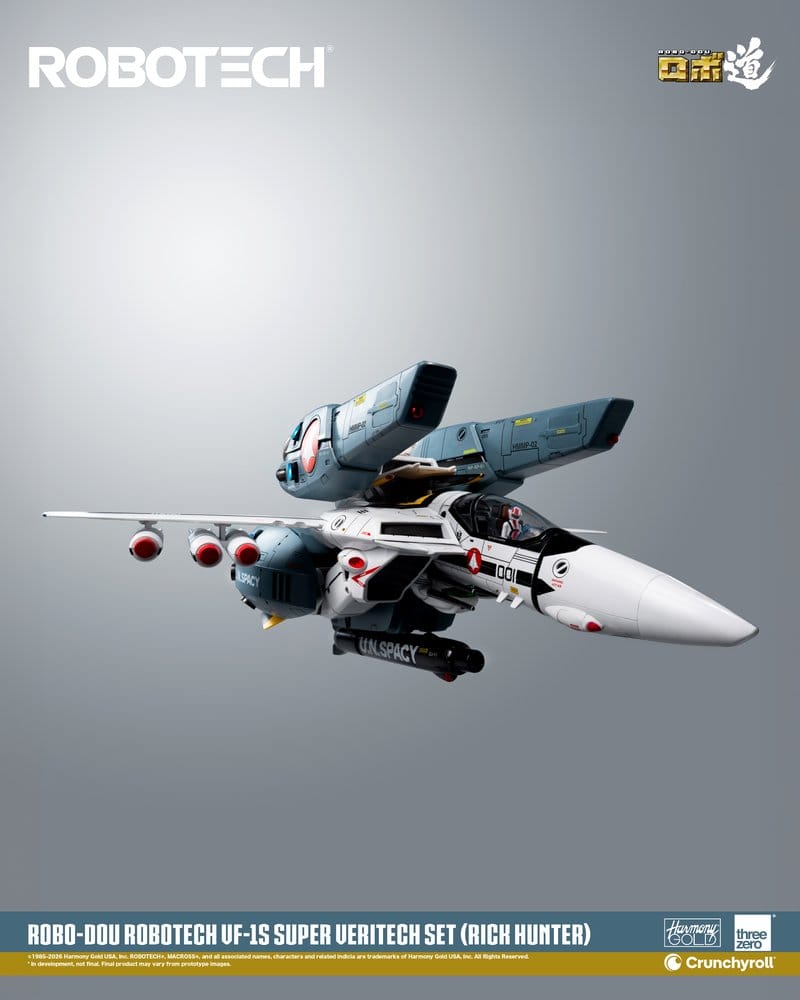 Robotech Robo-Dou Figura VF-1S Super Veritech Set (Rick Hunter) 20 cm