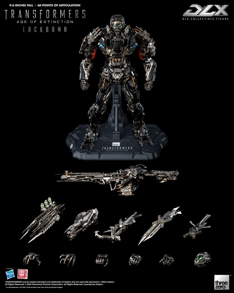 Transformers: Age of Extinction Figura 1/6 DLX Lockdown 24 cm
