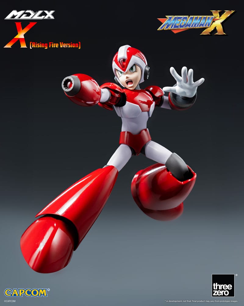 Mega Man Figura MDLX Rockman X / Mega Man X (Rising Fire Version) 12 cm - Z POP Toys