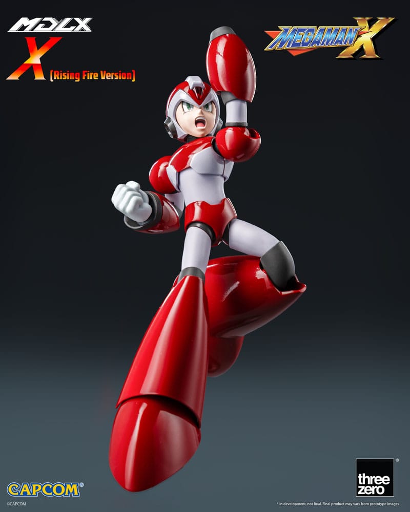 Mega Man Figura MDLX Rockman X / Mega Man X (Rising Fire Version) 12 cm - Z POP Toys