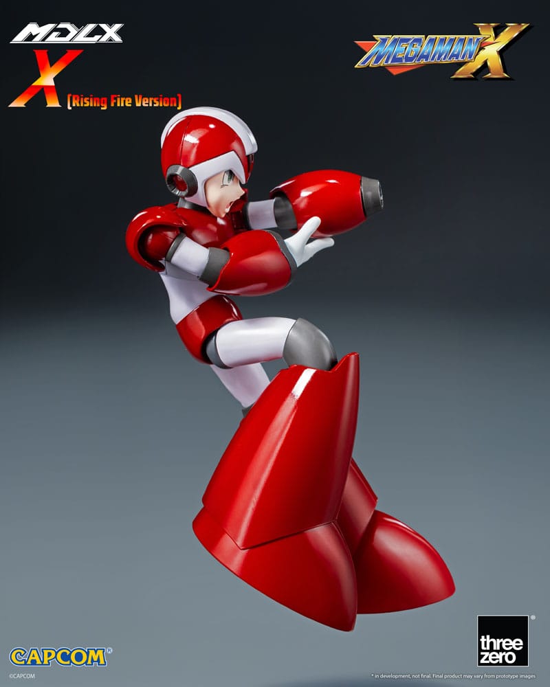 Mega Man Figura MDLX Rockman X / Mega Man X (Rising Fire Version) 12 cm - Z POP Toys