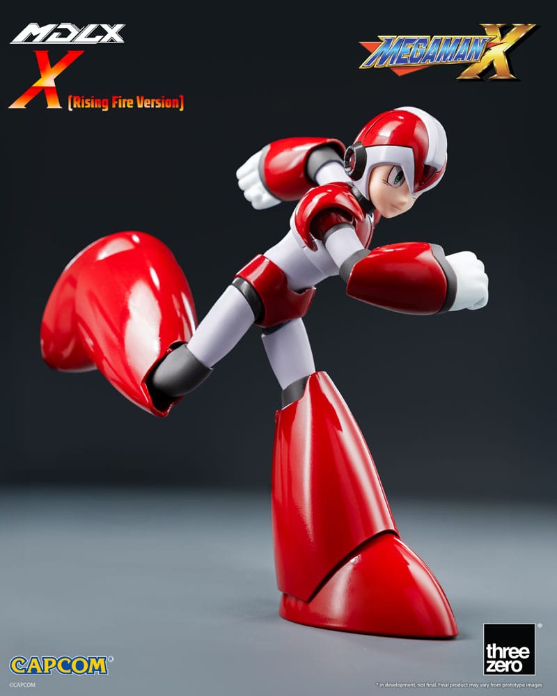 Mega Man Figura MDLX Rockman X / Mega Man X (Rising Fire Version) 12 cm - Z POP Toys