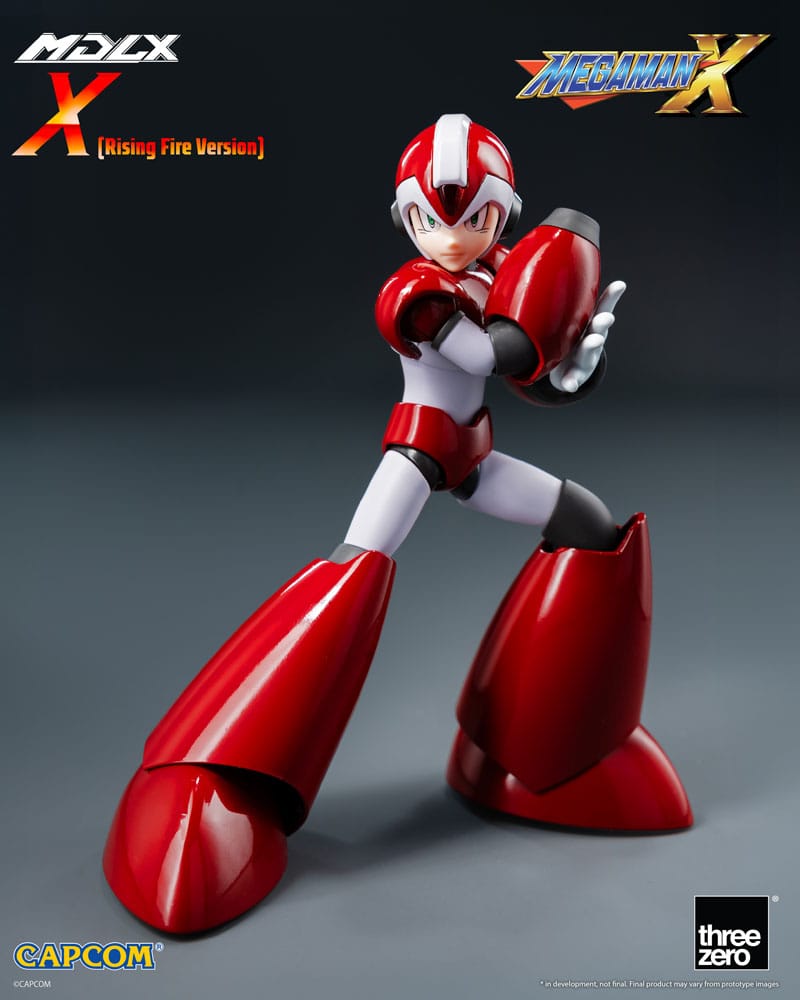 Mega Man Figura MDLX Rockman X / Mega Man X (Rising Fire Version) 12 cm - Z POP Toys