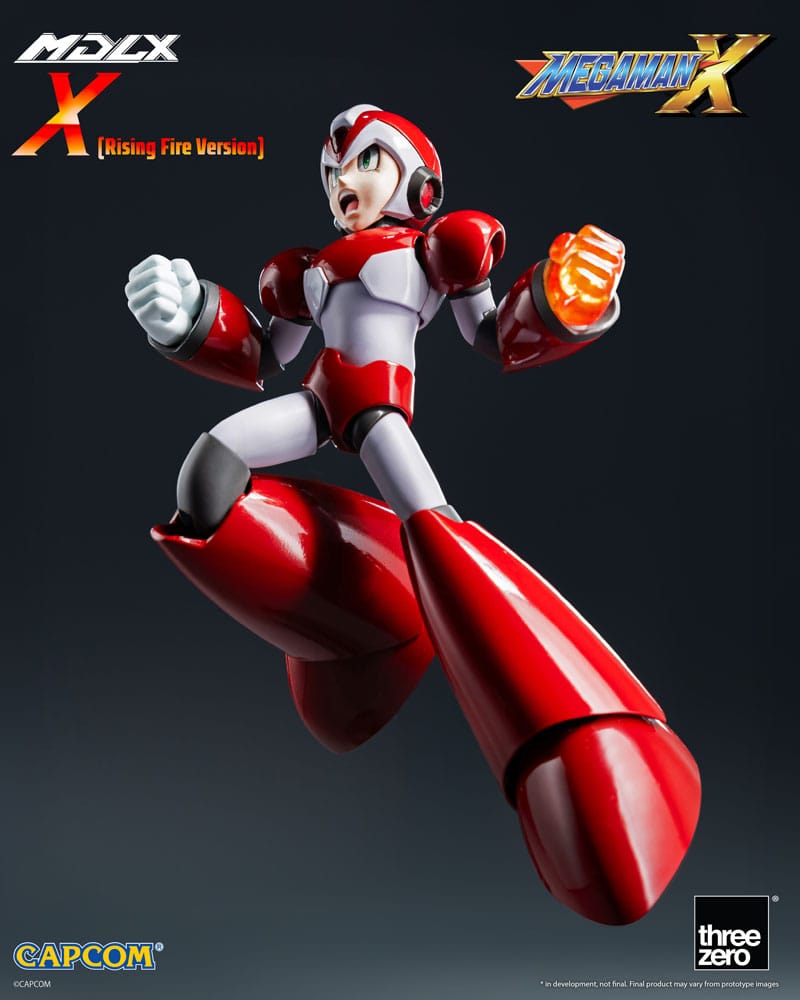 Mega Man Figura MDLX Rockman X / Mega Man X (Rising Fire Version) 12 cm - Z POP Toys