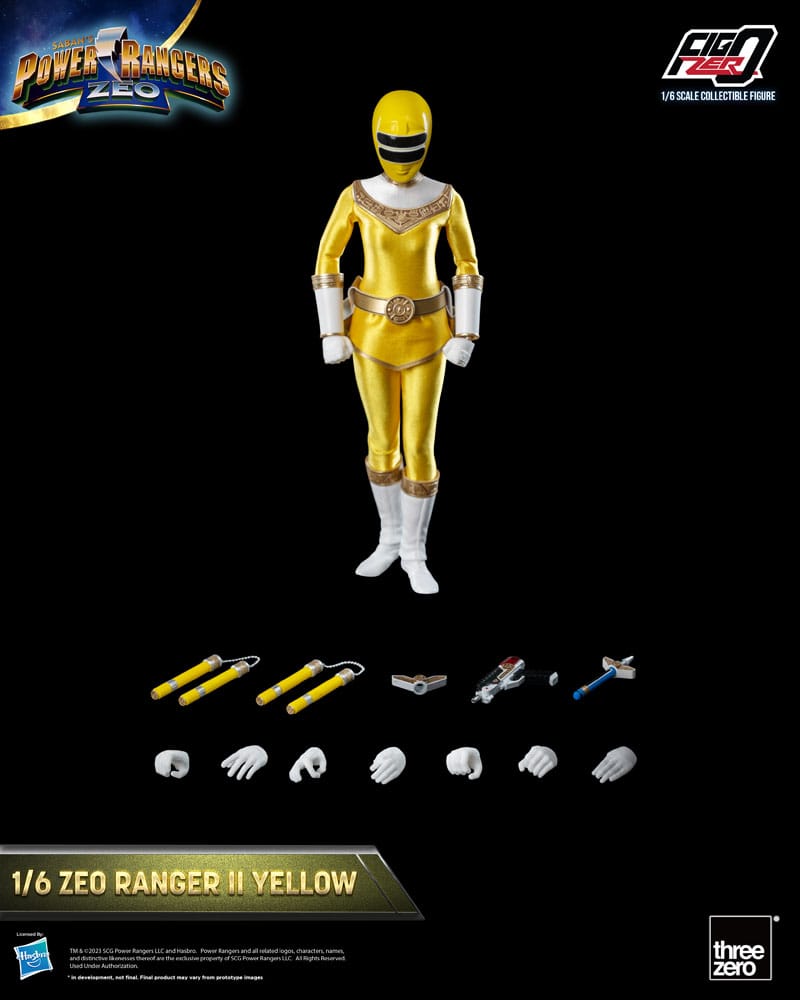 Power Rangers Zeo Figura FigZero 1/6 Ranger II Yellow 30 cm