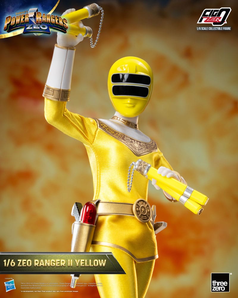 Power Rangers Zeo Figura FigZero 1/6 Ranger II Yellow 30 cm