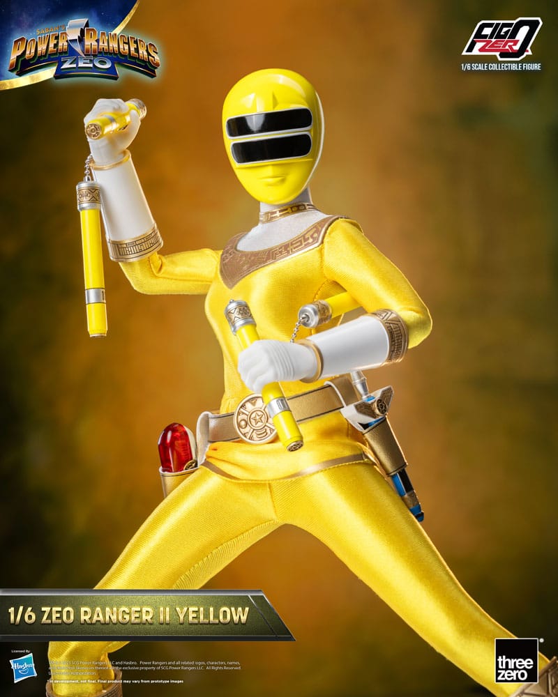 Power Rangers Zeo Figura FigZero 1/6 Ranger II Yellow 30 cm