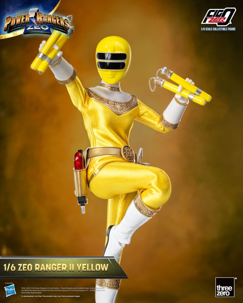 Power Rangers Zeo Figura FigZero 1/6 Ranger II Yellow 30 cm