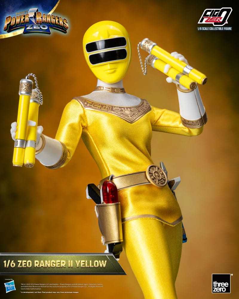 Power Rangers Zeo Figura FigZero 1/6 Ranger II Yellow 30 cm