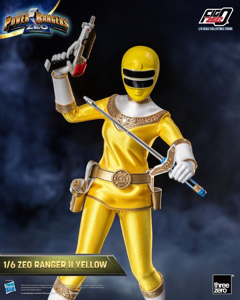 Power Rangers Zeo Figura FigZero 1/6 Ranger II Yellow 30 cm
