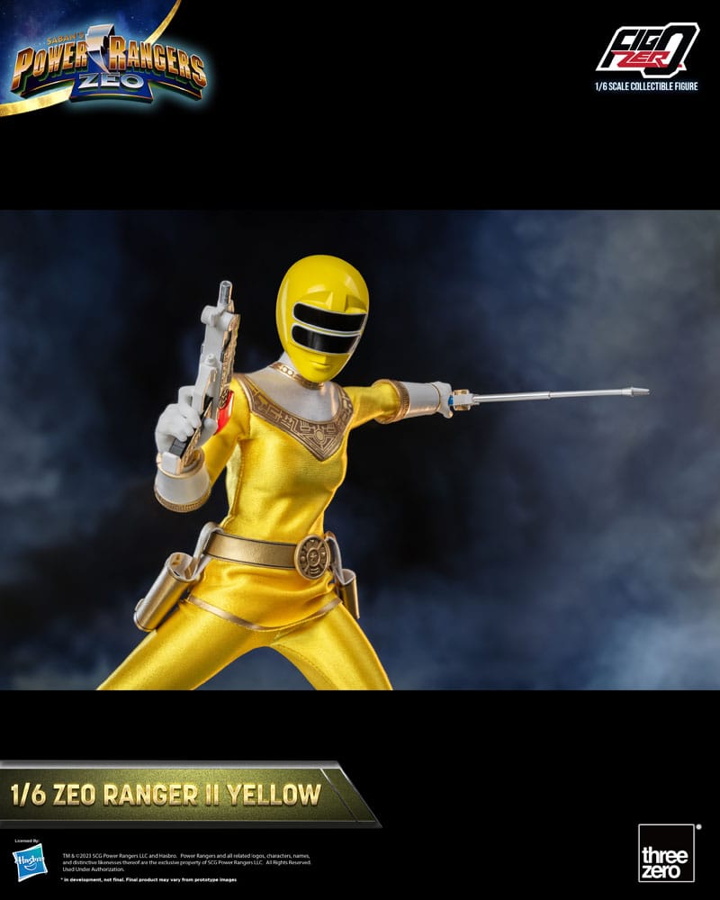 Power Rangers Zeo Figura FigZero 1/6 Ranger II Yellow 30 cm