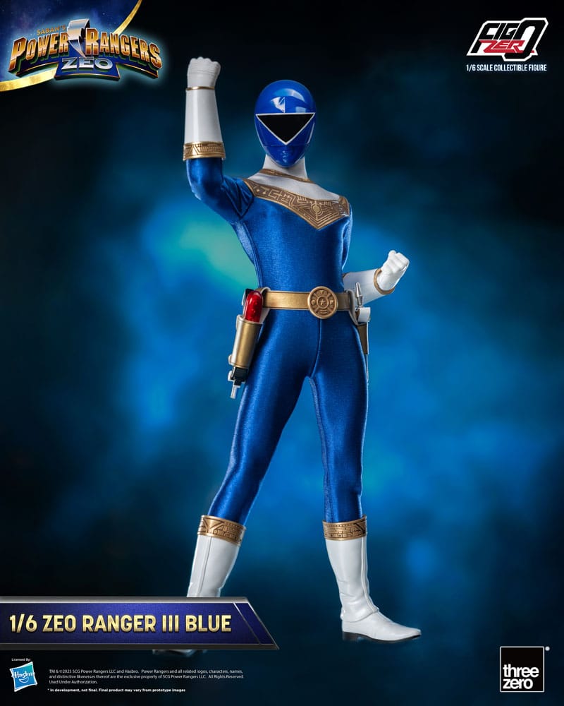 Power Rangers Zeo Figura FigZero 1/6 Ranger III Blue 30 cm