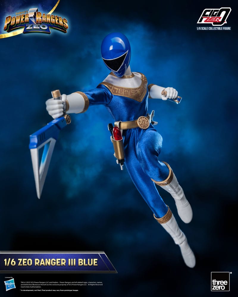 Power Rangers Zeo Figura FigZero 1/6 Ranger III Blue 30 cm