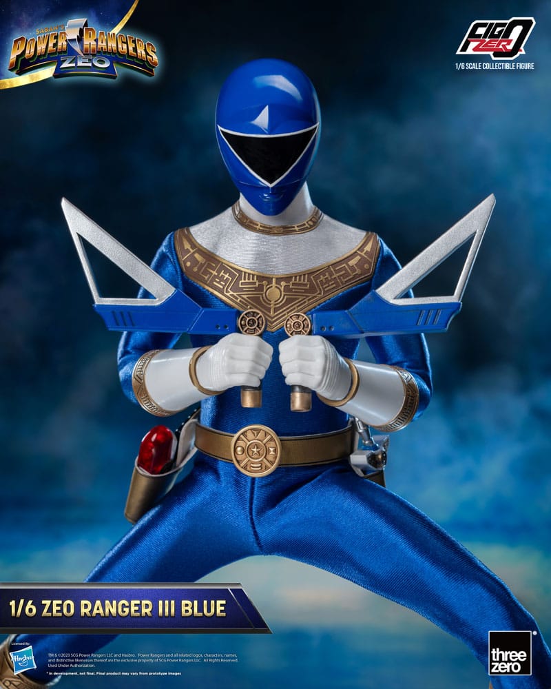 Power Rangers Zeo Figura FigZero 1/6 Ranger III Blue 30 cm