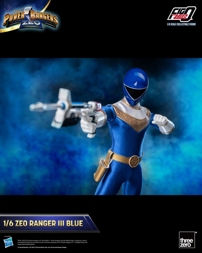 Power Rangers Zeo Figura FigZero 1/6 Ranger III Blue 30 cm