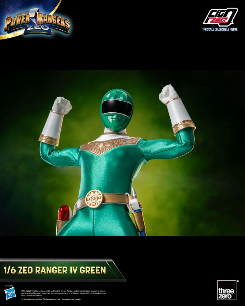Power Rangers Zeo Figura FigZero 1/6 Ranger IV Green 30 cm