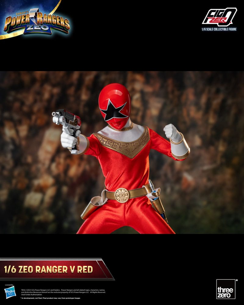 Power Rangers Zeo Figura FigZero 1/6 Ranger V Red 30 cm