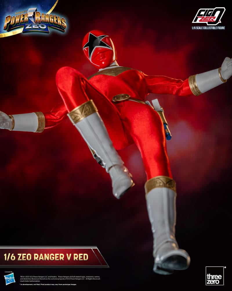 Power Rangers Zeo Figura FigZero 1/6 Ranger V Red 30 cm