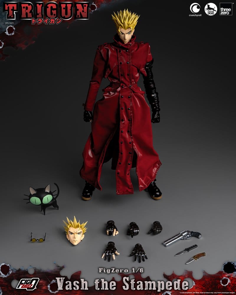 Trigun Figura FigZero 1/6 Vash the Stampede 31 cm - Z POP Toys