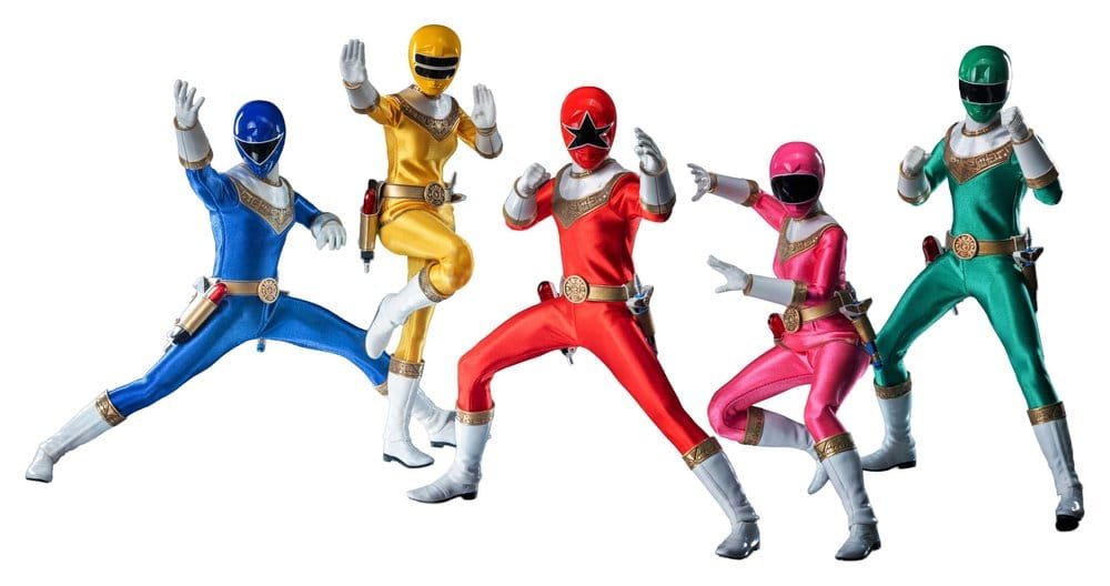 Power Rangers Zeo Pack de 5 Figuras FigZero 1/6 Zeo Rangers 30 cm