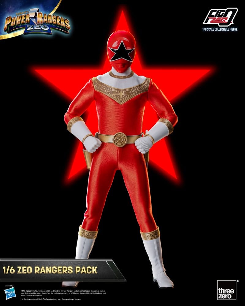 Power Rangers Zeo Pack de 5 Figuras FigZero 1/6 Zeo Rangers 30 cm