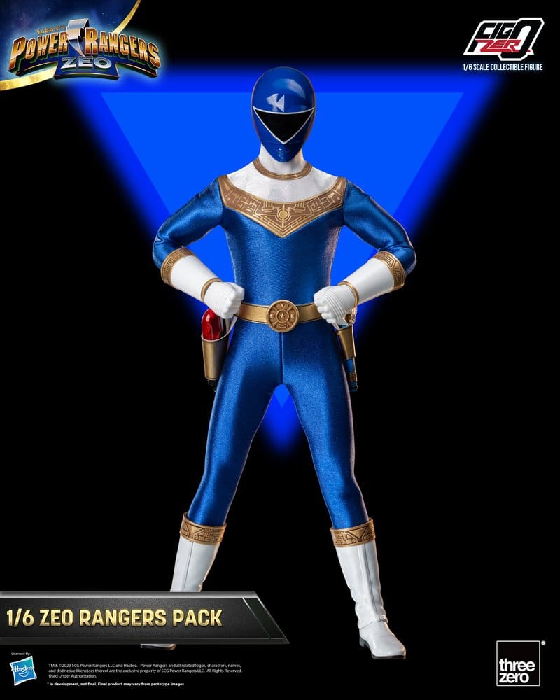 Power Rangers Zeo Pack de 5 Figuras FigZero 1/6 Zeo Rangers 30 cm