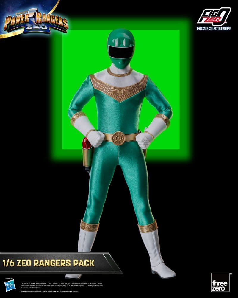Power Rangers Zeo Pack de 5 Figuras FigZero 1/6 Zeo Rangers 30 cm