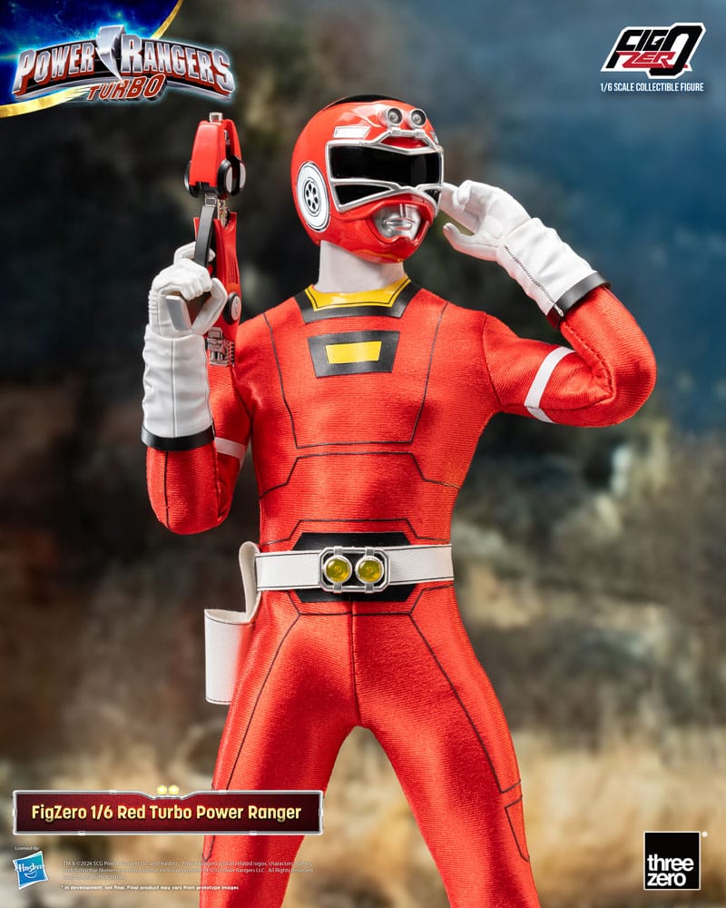 Power Rangers Turbo Figura FigZero 1/6 Red Turbo Power Ranger 30 cm