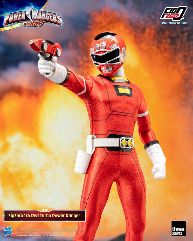 Power Rangers Turbo Figura FigZero 1/6 Red Turbo Power Ranger 30 cm