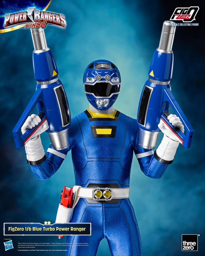 Power Rangers Turbo Figura FigZero 1/6 Blue Turbo Power Ranger 30 cm - Z POP Toys