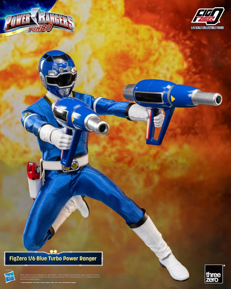 Power Rangers Turbo Figura FigZero 1/6 Blue Turbo Power Ranger 30 cm - Z POP Toys