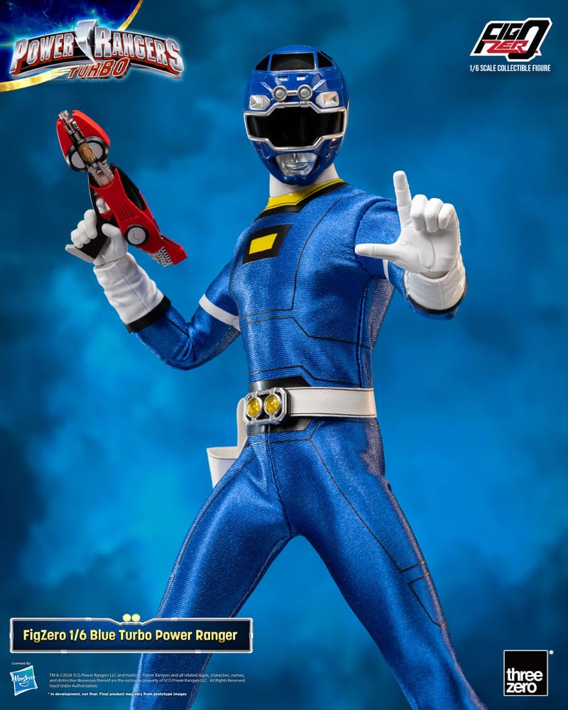 Power Rangers Turbo Figura FigZero 1/6 Blue Turbo Power Ranger 30 cm - Z POP Toys