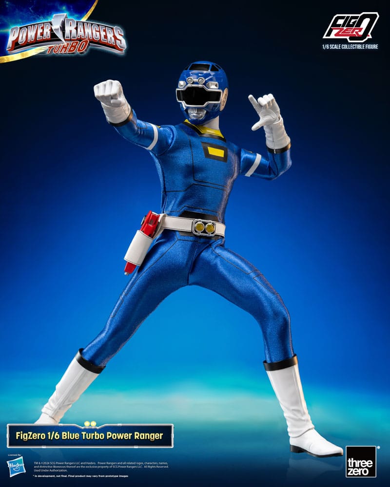 Power Rangers Turbo Figura FigZero 1/6 Blue Turbo Power Ranger 30 cm - Z POP Toys