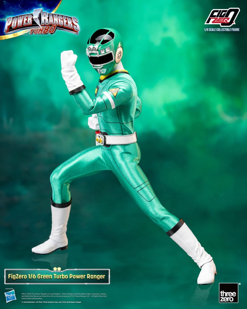 Power Rangers Turbo Figura FigZero 1/6 Green Turbo Power Ranger 30 cm - Z POP Toys