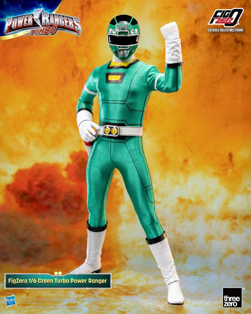 Power Rangers Turbo Figura FigZero 1/6 Green Turbo Power Ranger 30 cm - Z POP Toys
