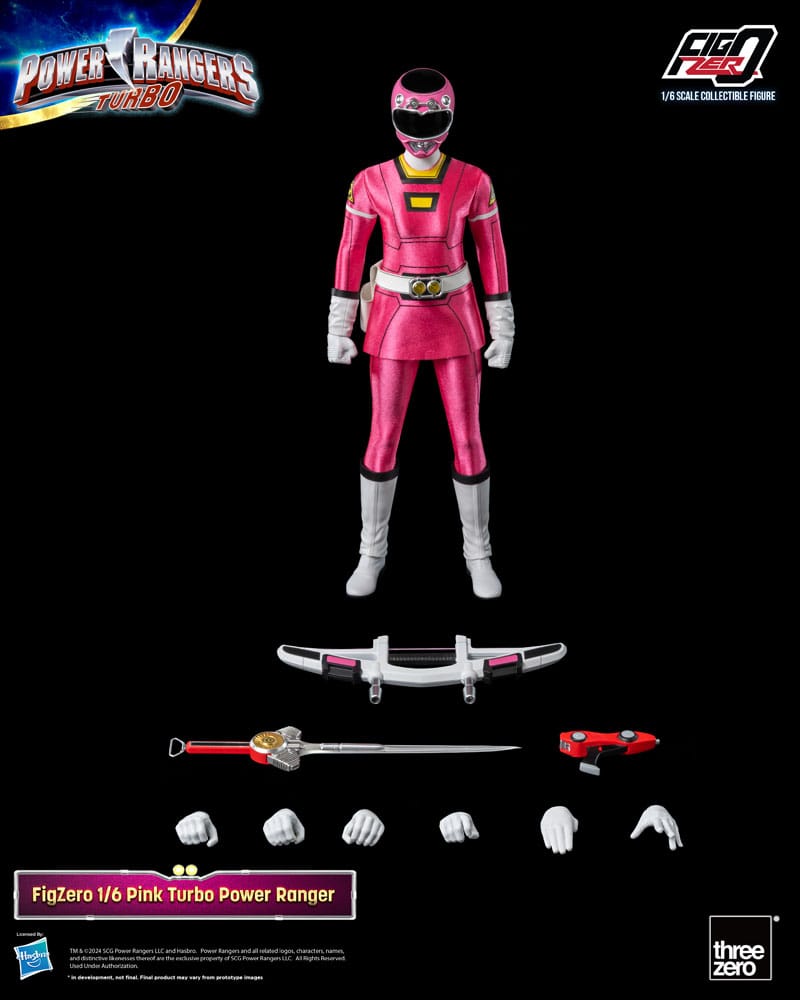 Power Rangers Turbo Figura FigZero 1/6 Pink Turbo Power Ranger 30 cm - Z POP Toys