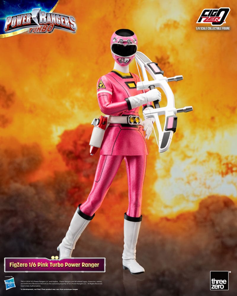 Power Rangers Turbo Figura FigZero 1/6 Pink Turbo Power Ranger 30 cm - Z POP Toys