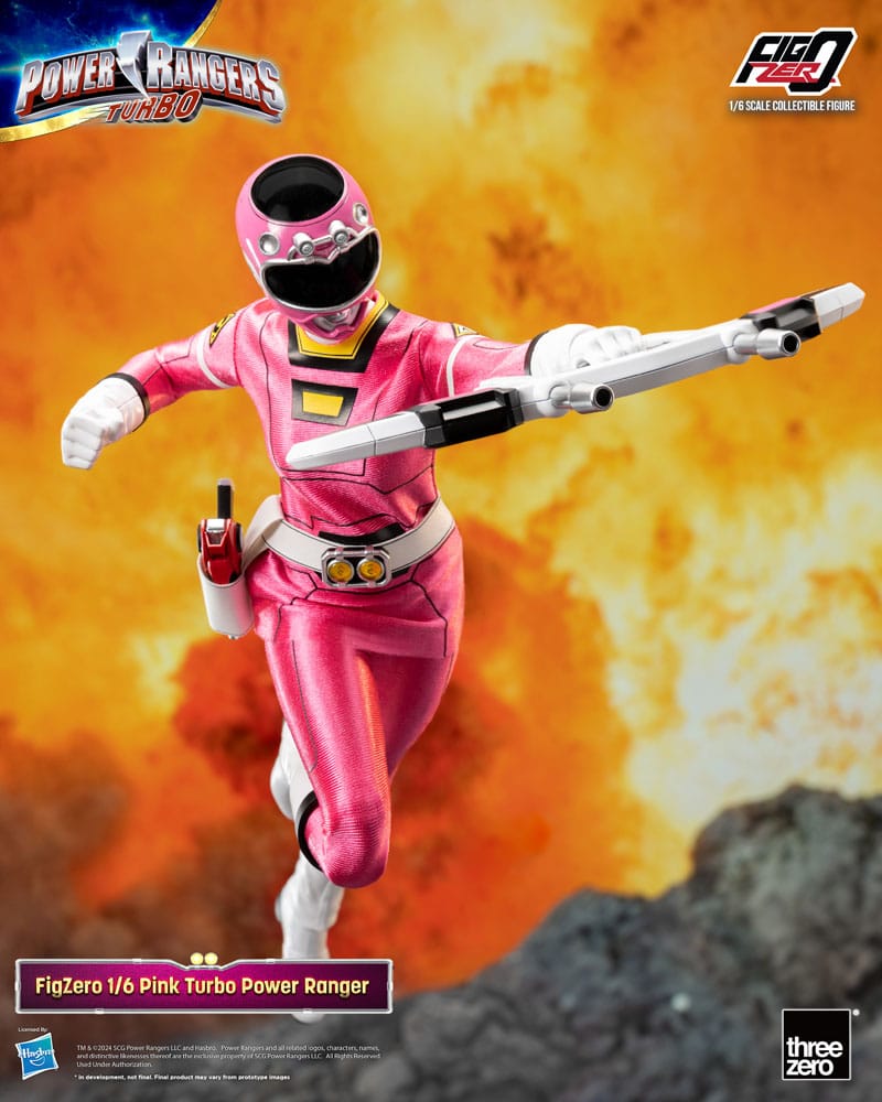 Power Rangers Turbo Figura FigZero 1/6 Pink Turbo Power Ranger 30 cm - Z POP Toys